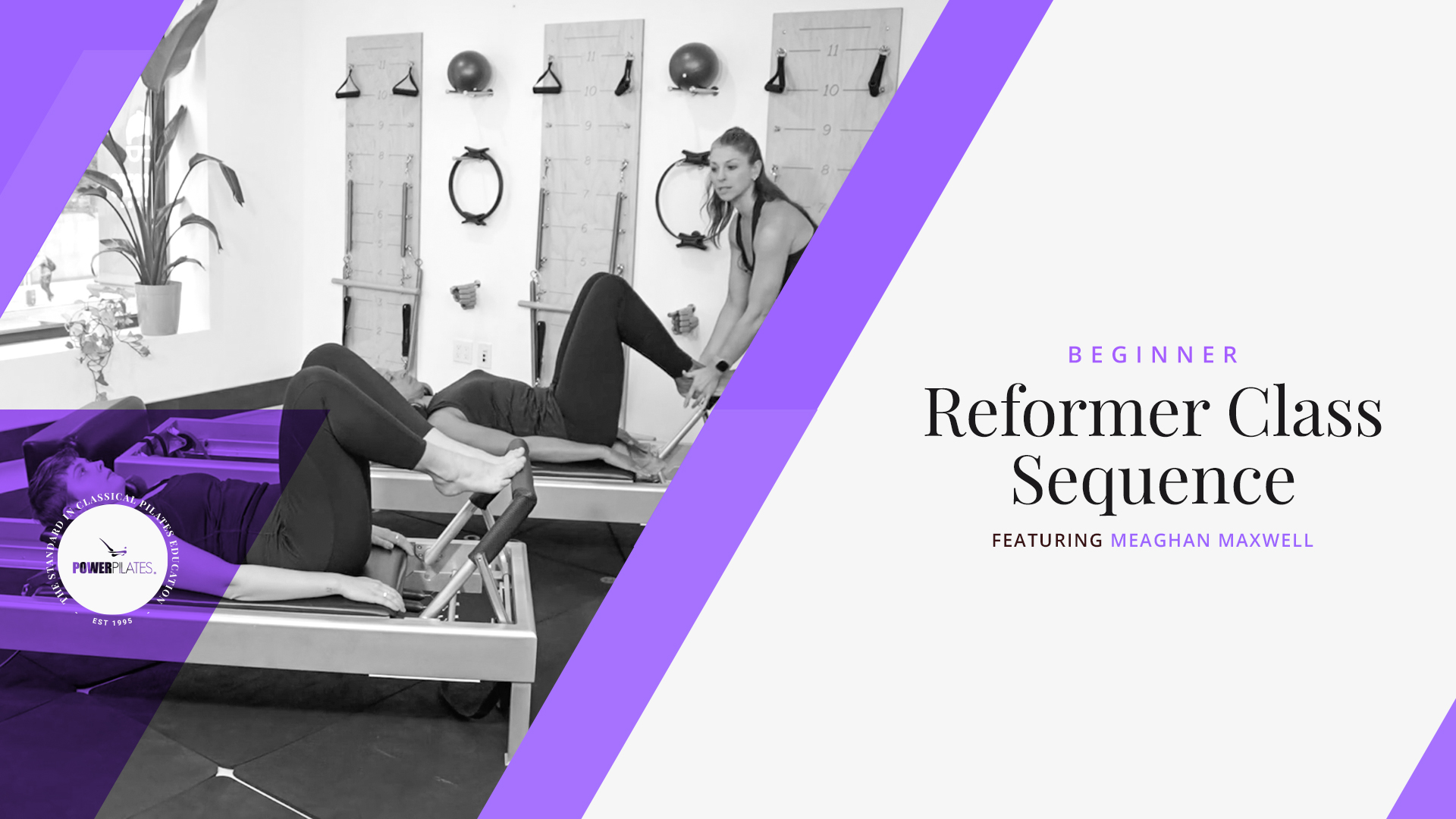 Beginner Reformer Class Exercise Sequence